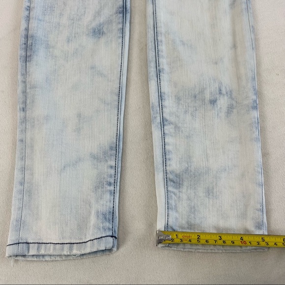 Current/Elliot The Ankle Skinny Cheville City Bleach Destroy Jeans Size 26 - Picture 12 of 16